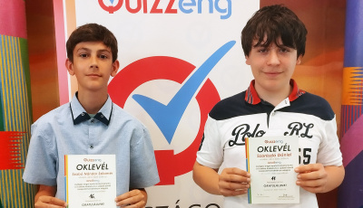 Siker a Quizzeng angol nyelvi országos versenyen